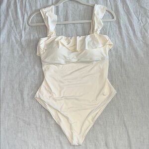Eberjey One Piece Swimsuit Size Medium Cream from Anthropologie EUC